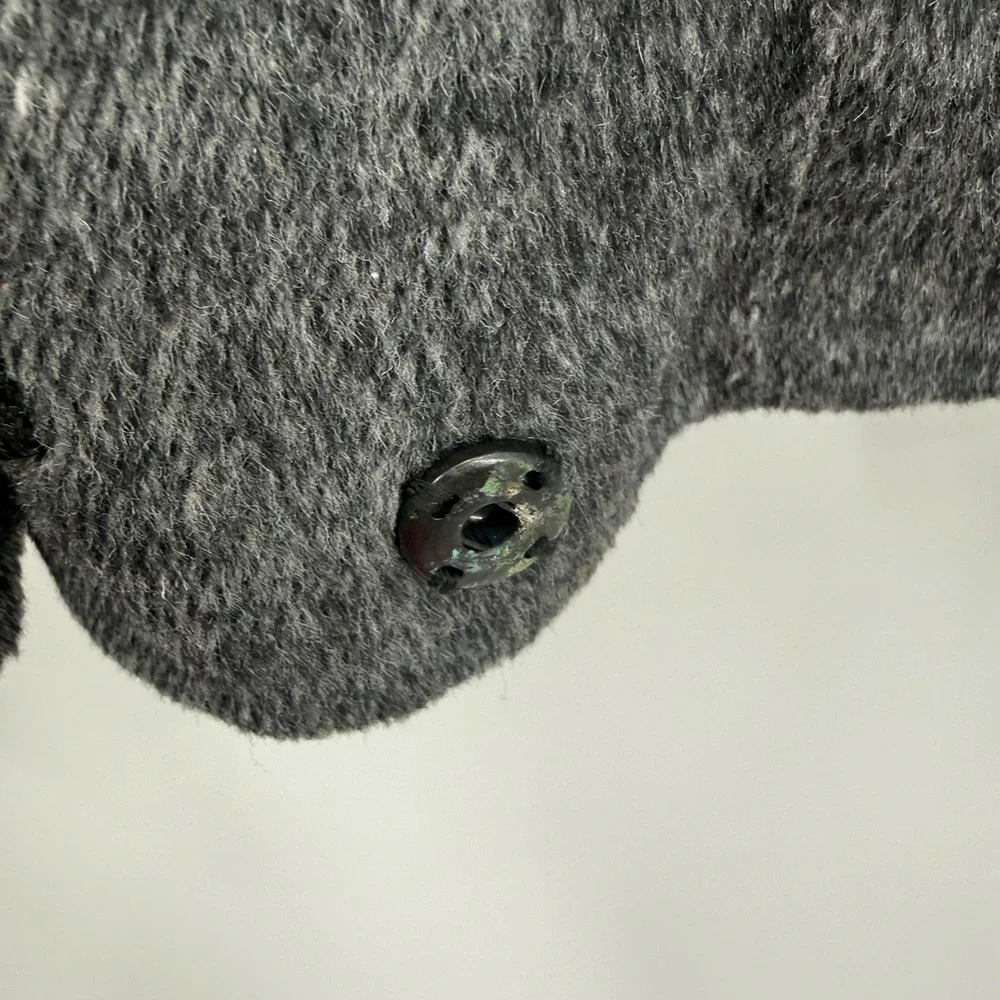 ZARA Hand Made‎ Grey Wool Coat Jacket Cape Wool Jacket Coat Size Small